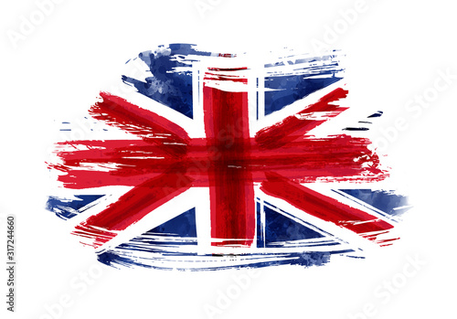 Grunge flag of the United Kingdom