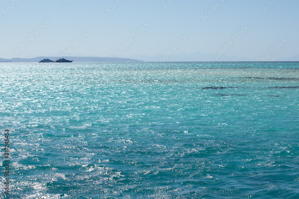 View of the Red Sea on sunny day View of the Red Sea on sunny day