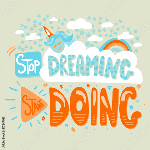 Motivational poster vector template