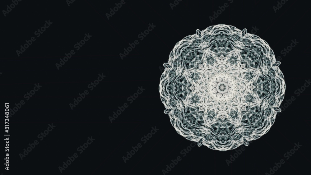 Sacred geometry. Secret symbol of geometry of some ethnic totemic pattern formed of white translucent texture. Sacred geometry. Secret symbol of geometry of some ethnic totemic pattern formed of white translucent texture.