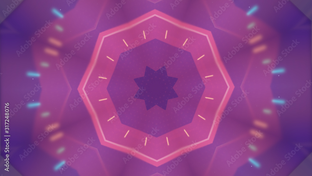 Sacred geometry. Secret symbol of geometry of some ethnic totemic star pattern in pink and blue. Sacred geometry. Secret symbol of geometry of some ethnic totemic star pattern in pink and blue.