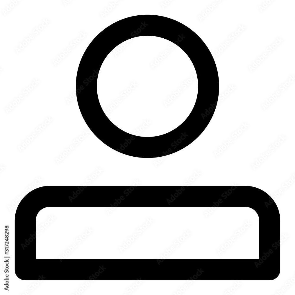 Unique profile icon, illustration, vector Unique profile icon, illustration, vector