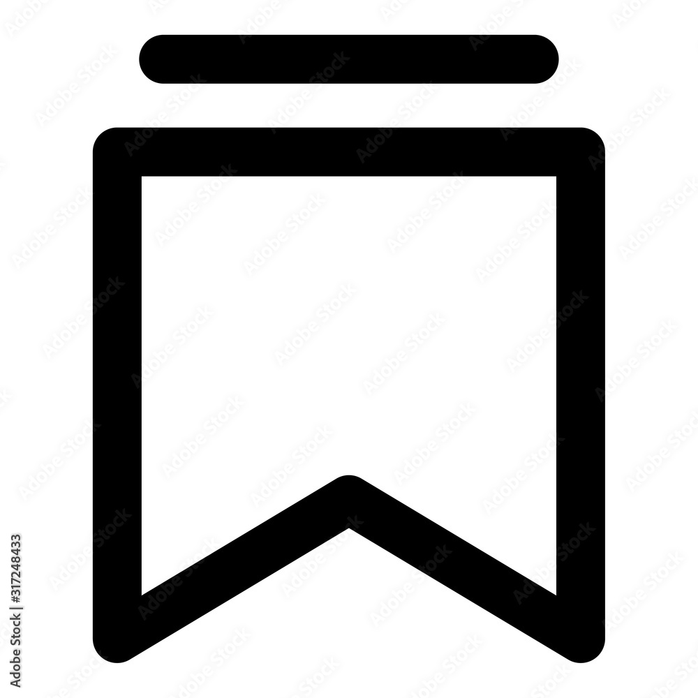 Unique bookmark icon, illustration, vector Unique bookmark icon, illustration, vector