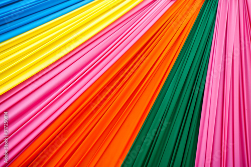 beautiful rainbow color cloth background