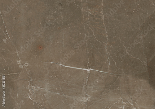 Brown marble stone with white veins