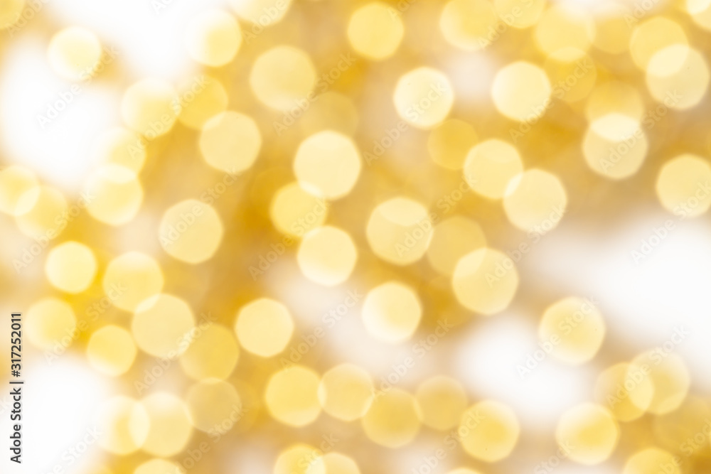 Obraz premium Bright yellow defocused light pattern 