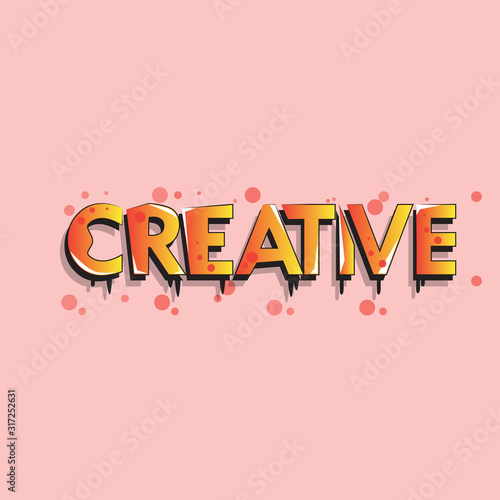 creative font vector for logo design