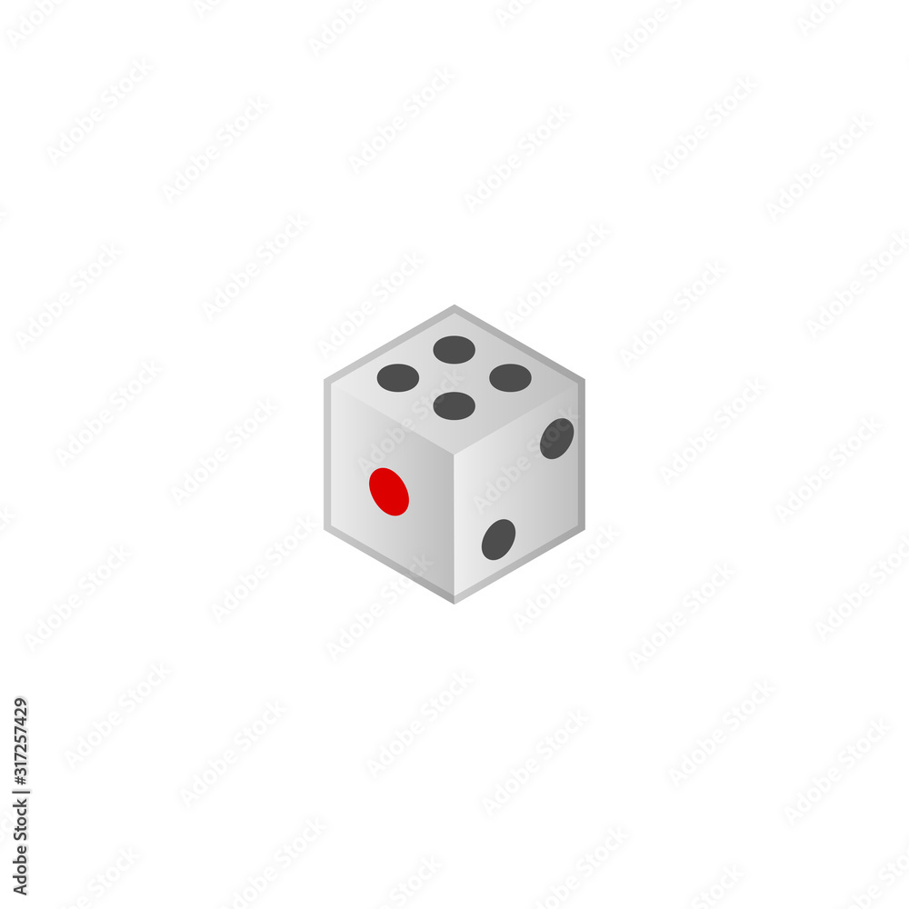 Backgammon Dice Vector Icon. Isolated Backgammon Game Casino Emoji, Emoticon Illustration Backgammon Dice Vector Icon. Isolated Backgammon Game Casino Emoji, Emoticon Illustration