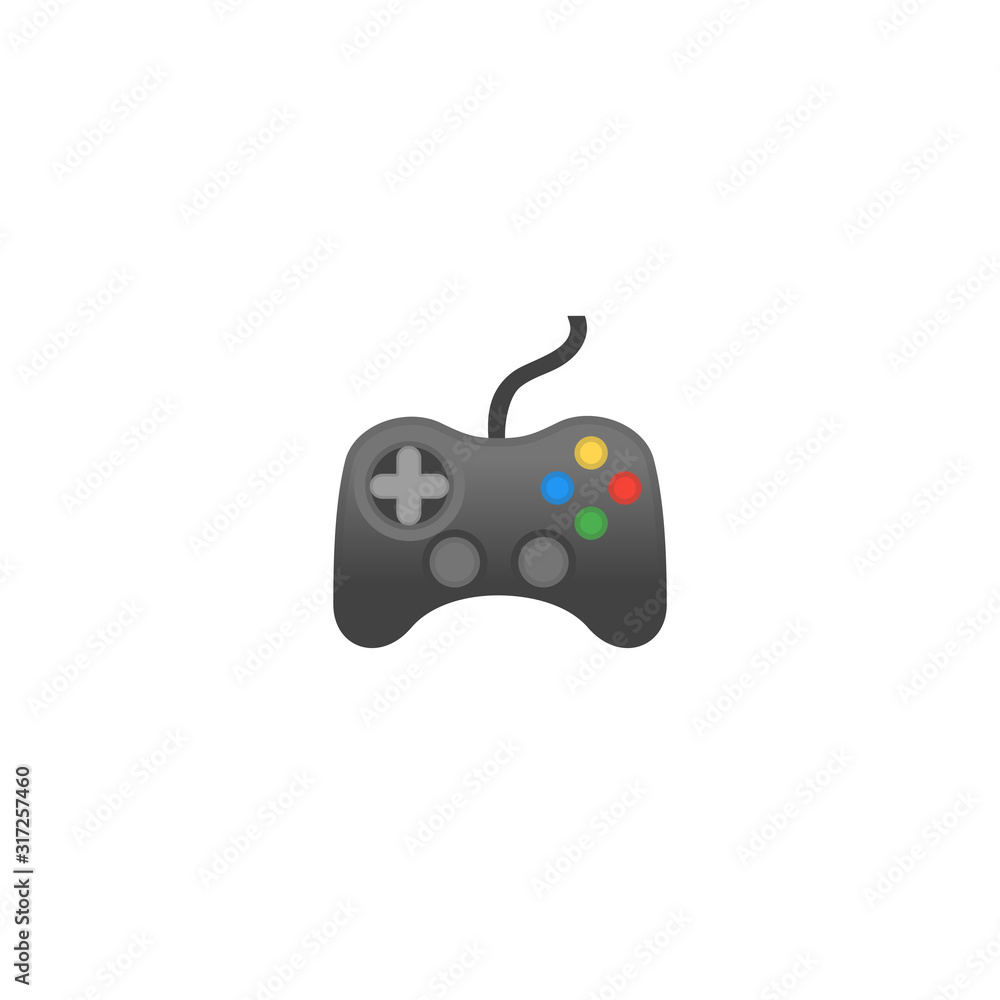 Joystick Vector Icon. Isolated Gamer Controller Playing Player Emoji,  Emoticon Illustration Stock Vector | Adobe Stock