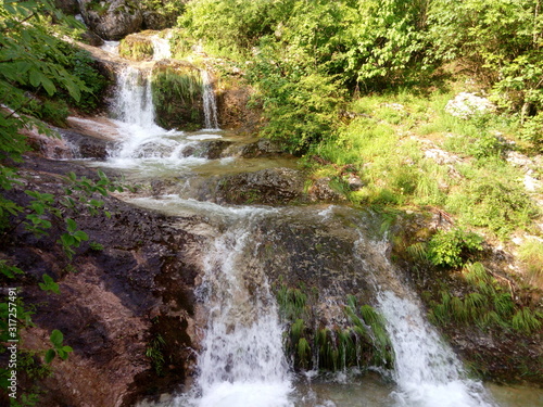 Vrachanska Skaklya Waterfall - the highest in Bulgaria - 141 meters, and around him.