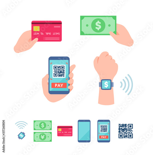 cashless flat_various payment methods
