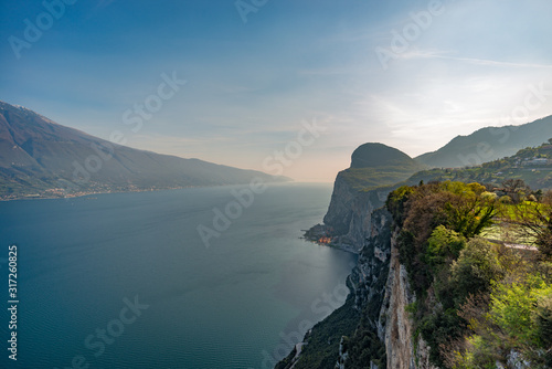 panoramic view of lake garda Italy