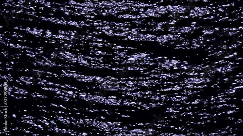 Night water surface