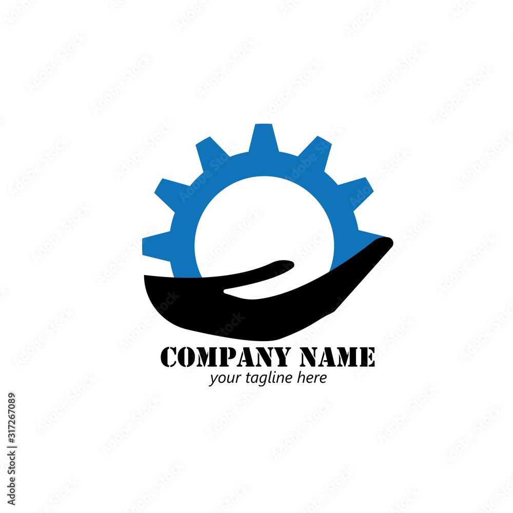 Gear logo design template vector illustration Gear logo design template vector illustration