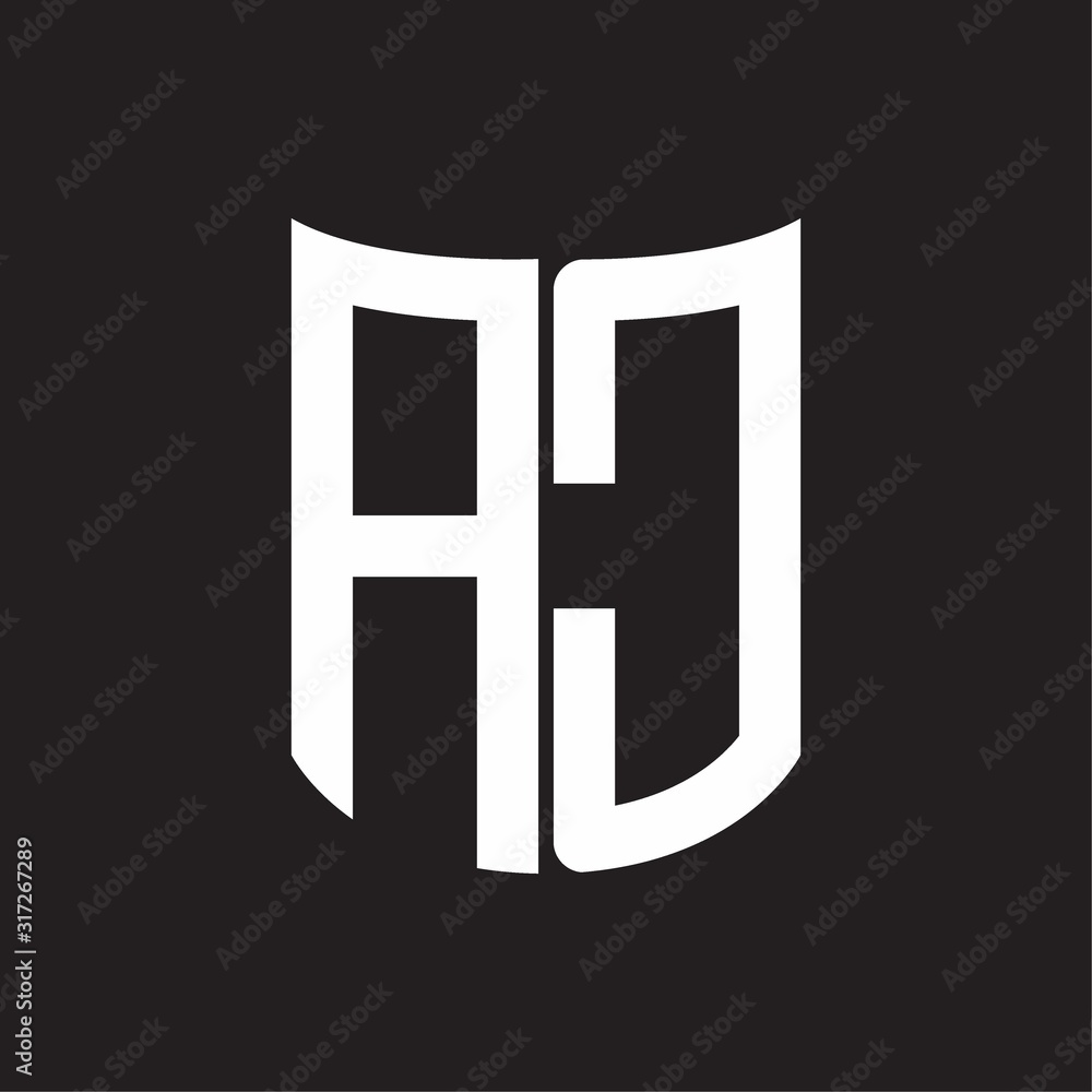 AC Logo monogram with ribbon style design template on black background AC Logo monogram with ribbon style design template on black background