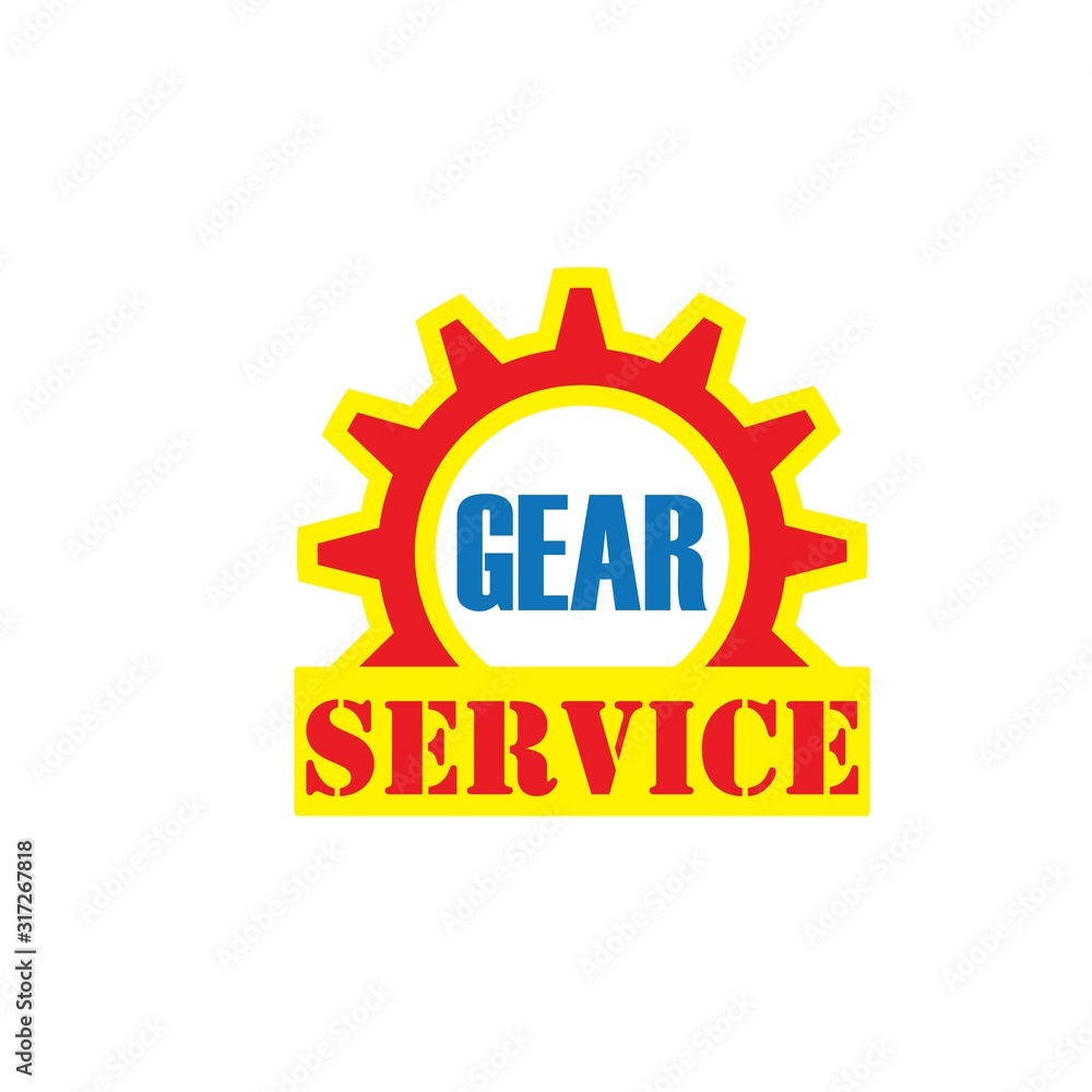 Gear logo design template vector illustration Gear logo design template vector illustration