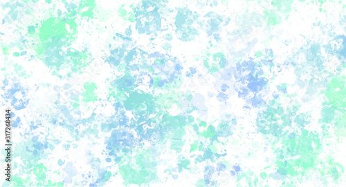 soft Blue watercolor background for your design  watercolor background concept  vector.