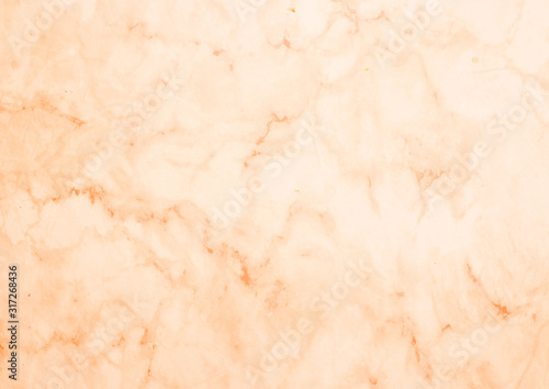 Orange texture of marble background