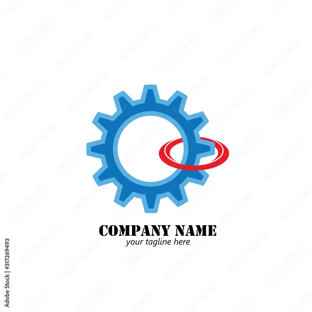 Gear logo design template vector illustration Gear logo design template vector illustration