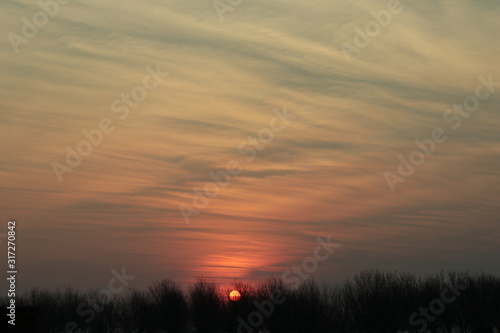 Fototapeta Naklejka Na Ścianę i Meble -  Cielo de atardecer