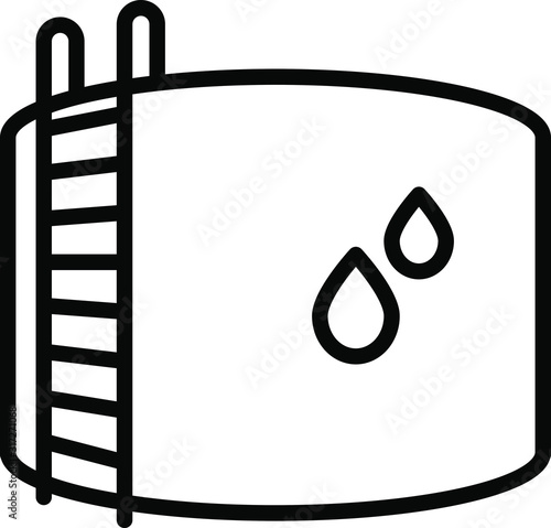 Water tank icon 