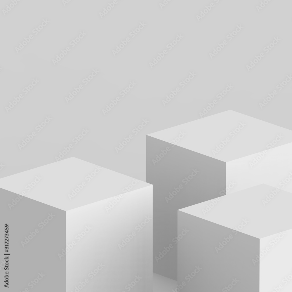 3d gray white cube and box podium .. minimal scene studio background. Abstract 3d geometric shape object illustration render. Display for online business product. 3d gray white cube and box podium .. minimal scene studio background. Abstract 3d geometric shape object illustration render. Display for online business product.