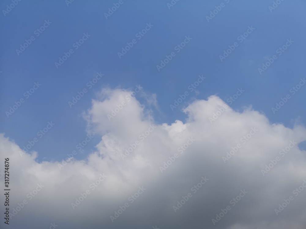 Altostratus white clouds in the blue sky natural background beautiful nature environment space for write Altostratus white clouds in the blue sky natural background beautiful nature environment space for write