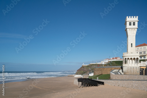 Praia de Santa Cruz beach in Portugal