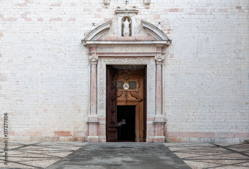 The church of st. Maria Maggiore in the small village of Spello, Italy