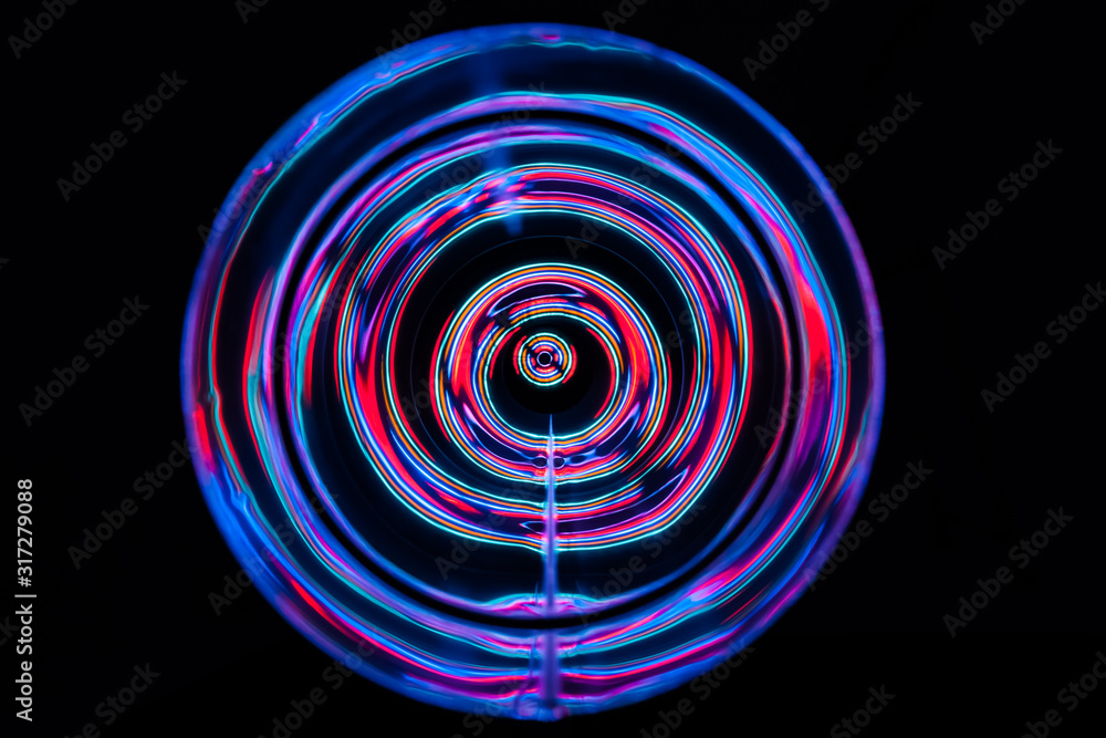 Sound waves in the dark in full color Sound waves in the dark in full color