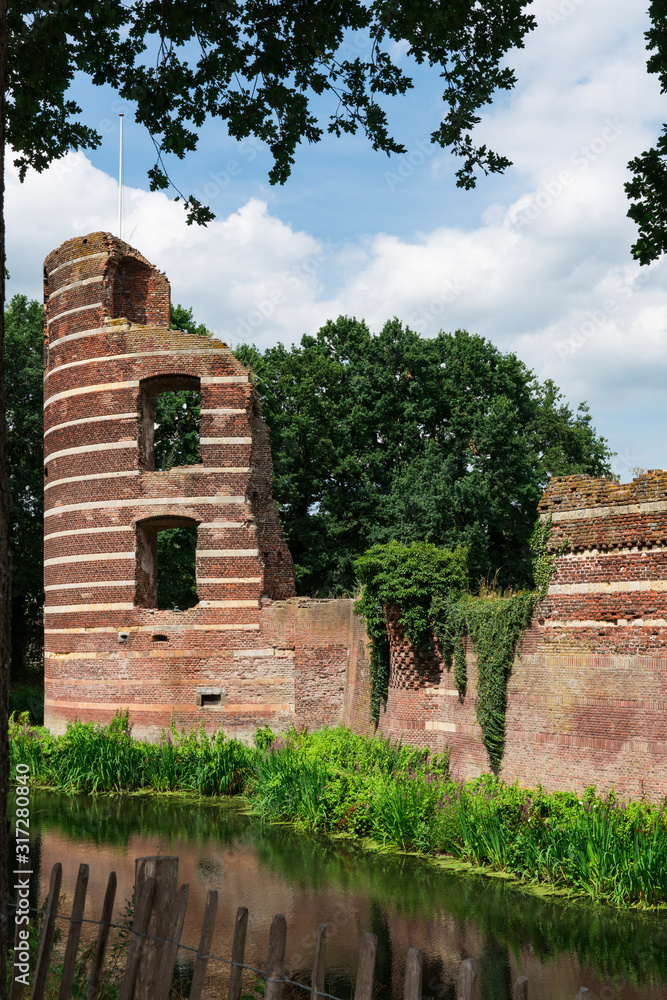 Castle ruin Batenburg. The Netherlands