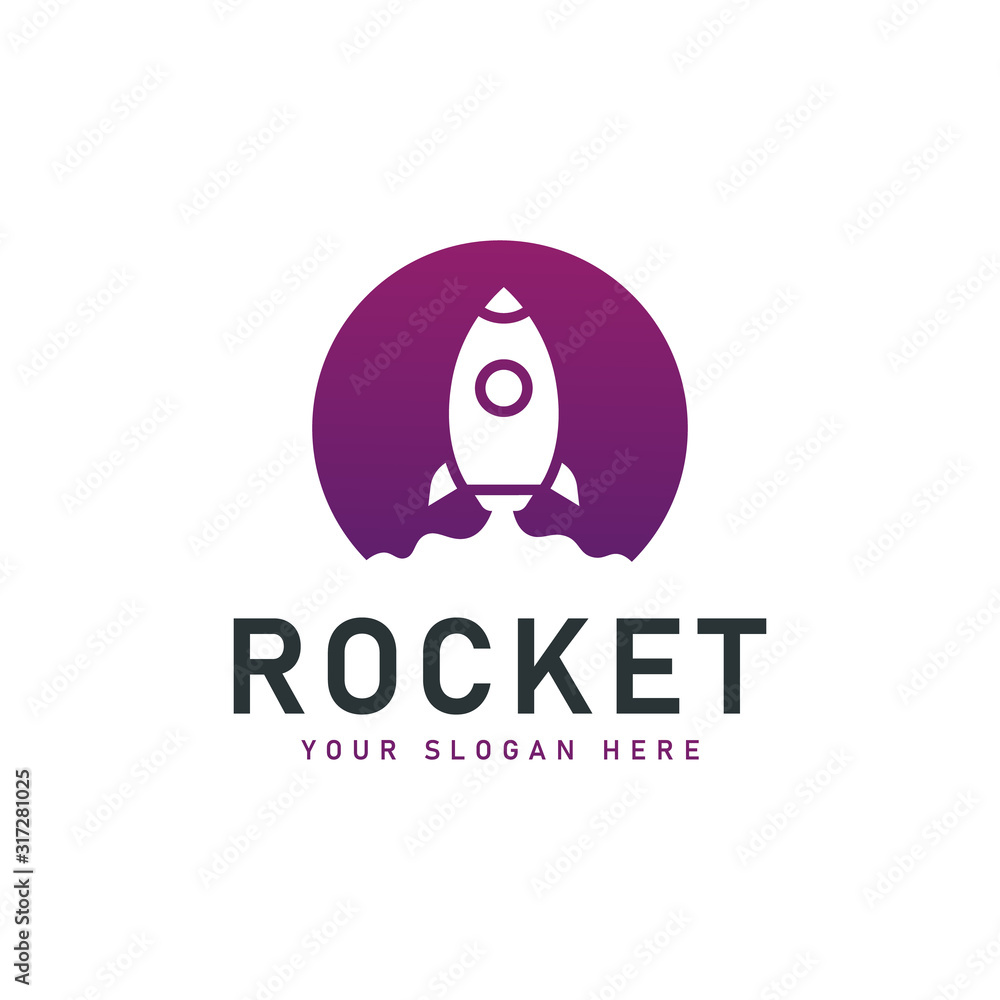 Obraz premium rocket Logo set symbol vector 