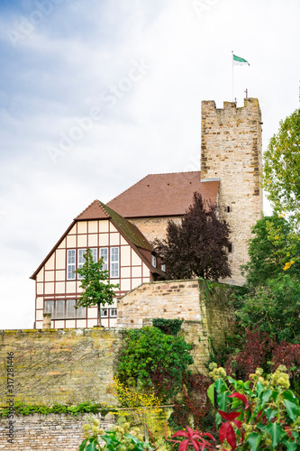 Fromer Grafenbrug castle. Now Town Hall of Lauffen. Germany  photo