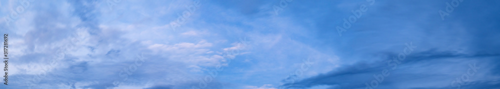 Evening sky background with clouds Evening sky background with clouds