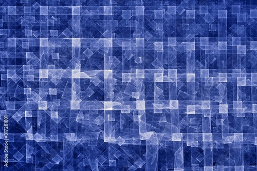 abstract blue mosaic background
