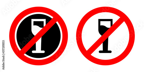 No Alcohol - icon for product labels