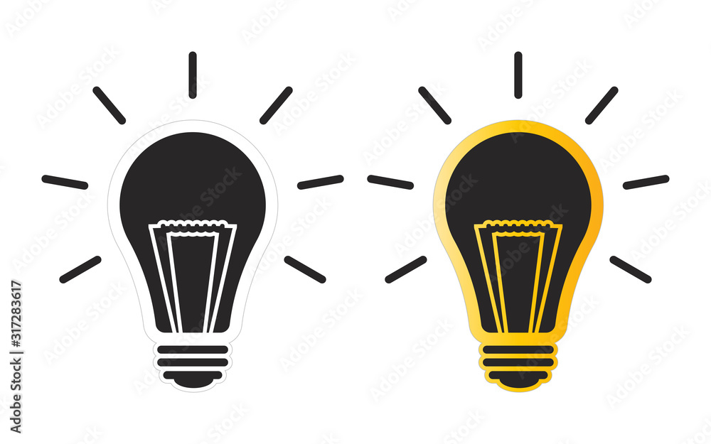 light bulb icon can be used for applications or websites light bulb icon can be used for applications or websites