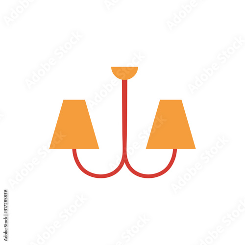 house lamp light hanging isolated icon