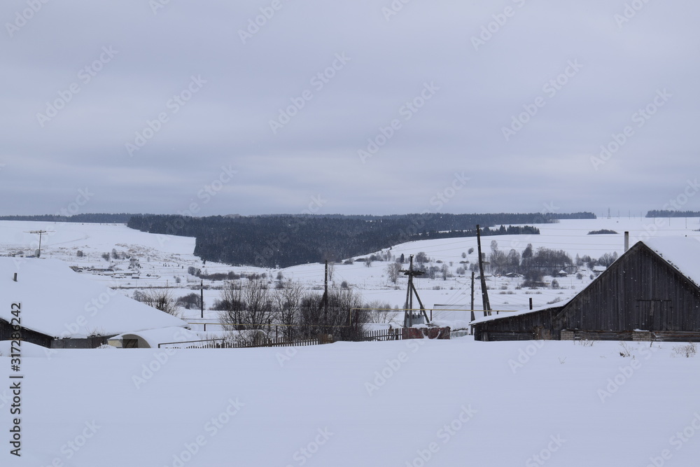 winter landscape with lake and mountains winter landscape with lake and mountains