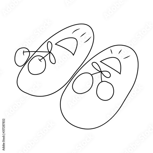 House slipper vector icon. house slipper vector isolated on white background.