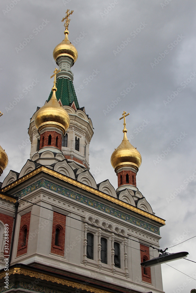 orthodox saint-nicolas cathedral in vienna (austria) 