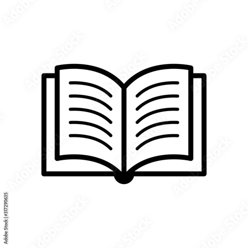 Book icon trendy
