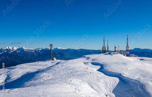 Antennas on the Brenta Dolomites - Alps