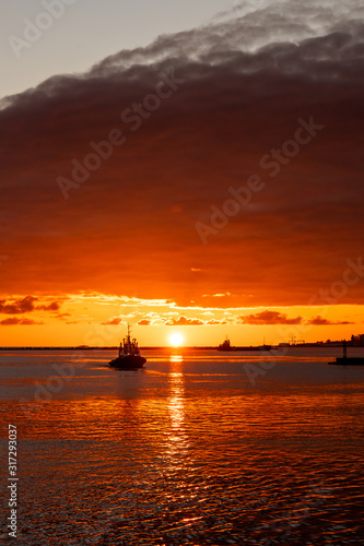 Sunset in Montevideo