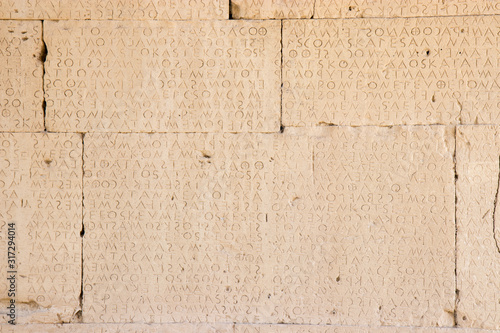 Gortyn code -  the codification of the civil law - Gortyn, Crete, Greece