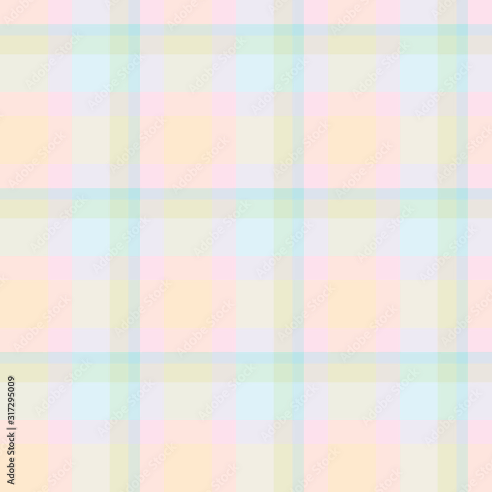 Seamless pattern in pastel pink, green, blue and yellow colors for plaid, fabric, textile, clothes, tablecloth and other things. Vector image. Seamless pattern in pastel pink, green, blue and yellow colors for plaid, fabric, textile, clothes, tablecloth and other things. Vector image.