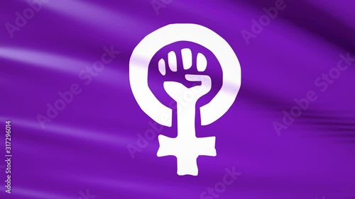 Bandera feminista photo