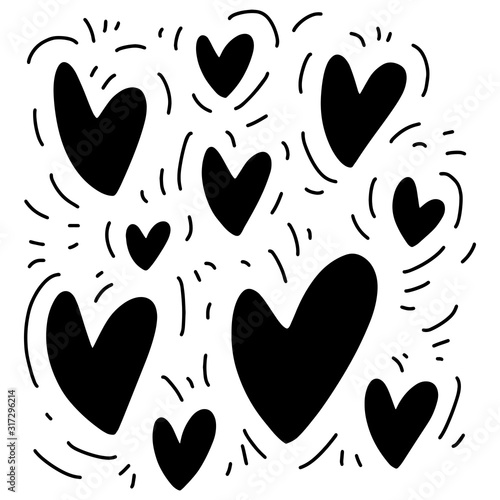 Doodle pattern for print de...
