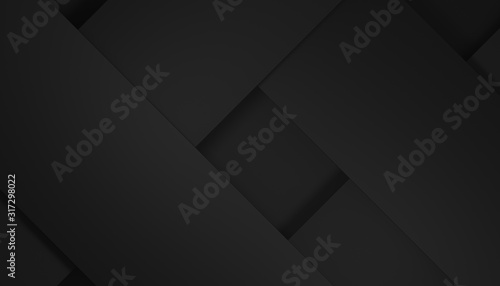 minimalist background in black tones with diagonal geometric shapes.