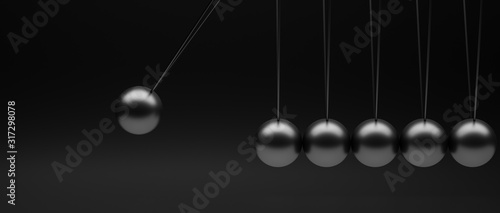 newton's pendulum minimalist image background
